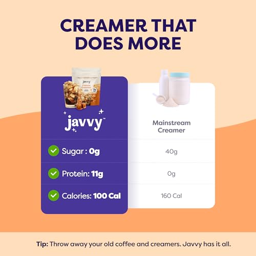 Image 3 of Javvy Protein Coffee Creamer, Salted Caramel, Non-Dairy