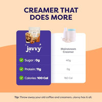 Thumbnail for Image 3 of Javvy Protein Coffee Creamer, Salted Caramel, Non-Dairy