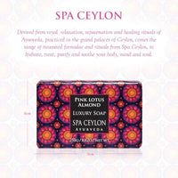Thumbnail for Image 2 of SPA CEYLON Pink Lotus Almond Luxury Soap 250g