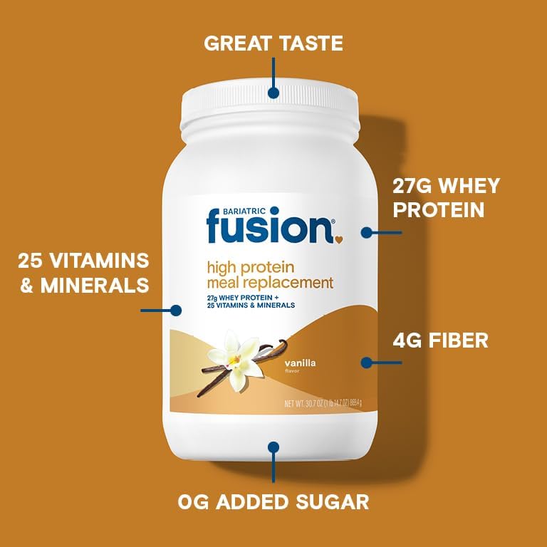 Image 3 of Bariatric Fusion High Protein Meal Replacement, Vanilla, 30.7 oz