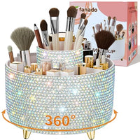Thumbnail for Image 16 of Bling dz-White AB for the product fanado 360? Rotate Makeup Brush Holder Organizer