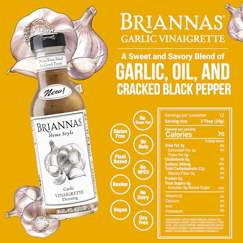 Image 2 of BRIANNAS Home Style Variety Pack Salad Dressings 12 oz. Bottles 3 Pack