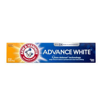 Thumbnail for Image 1 of 4.3 Ounce (Pack of 6) for the product ARM & HAMMER Advance White Toothpaste, Clean Mint, Extreme Whitening 4.3 oz (Pack of 6)