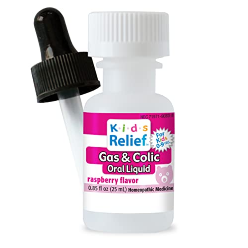 Image 6 of Kids Relief Gas & Colic, Raspberry Flavor, for Children 0-9, 25mL