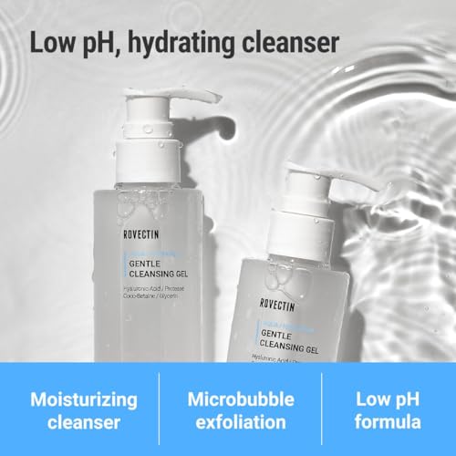 Image 2 of ROVECTIN Calming Lotus Water Cream 60ml  Aqua Cleansing Gel 175ml Bundle