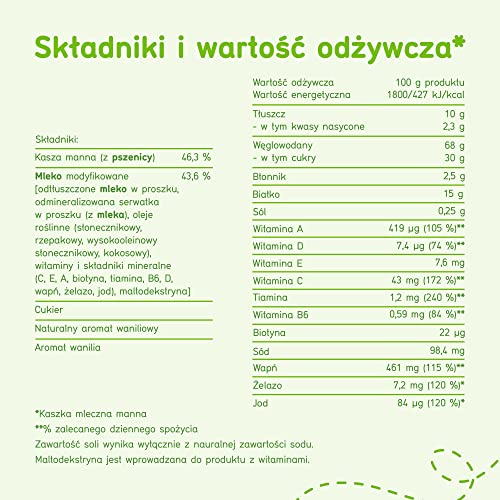 Image 6 of BoboVita Instant Milk Semolina 230g