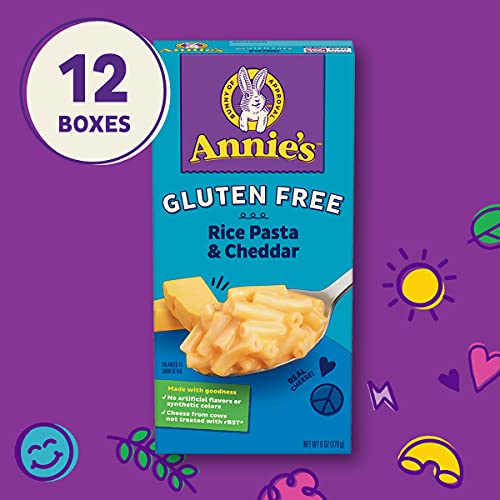 Image 7 of Annie's Homegrown Gluten-Free Rice Pasta & Cheddar Mac & Cheese 6-Ounce (Pack of 144)
