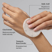 Thumbnail for Image 4 of Kitsch Kojic Acid Pre-Soaked Cotton Pads for Face and Body – 50 Count