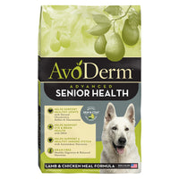 Thumbnail for AvoDerm Natural Senior Health+ Lamb Meal & Brown Rice Formula - Grain Free Senior Dry Dog Food 1 Each/24 lb by Avoderm