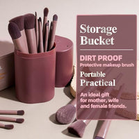 Thumbnail for Image 12 of BS-MALL Makeup Brush Set 18 Pcs Professional Synthetic Brushes with Case