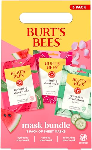 Image 5 of Burt's Bees Face Mask Bundle Set, 0.33 oz., 3 Count (Pack of 6)