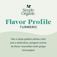 Thumbnail for Image 4 of Simply Organic Ground Turmeric Root, 2.38 Ounce, Pack of 3