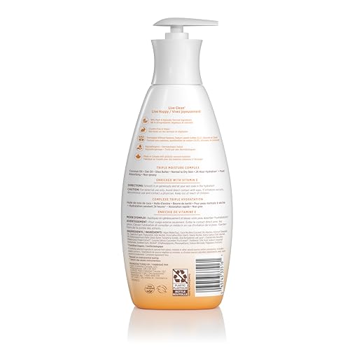 Image 2 of Live Clean Moisturizing Shea and Coconut Body Lotion, 18 Fl Oz