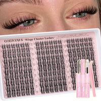 Thumbnail for Image 10 of K-natural anime cluster kit for the product Goddvenus Manga Lash Clusters Natural Wispy Eyelash Extensions