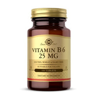 Thumbnail for Solgar Vitamin B6 25 mg 100 Tabs