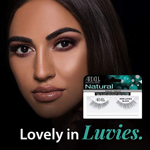 Image 2 of Ardell Natural Demi Luvies False Eyelashes, Reusable, Black, 4 Pairs