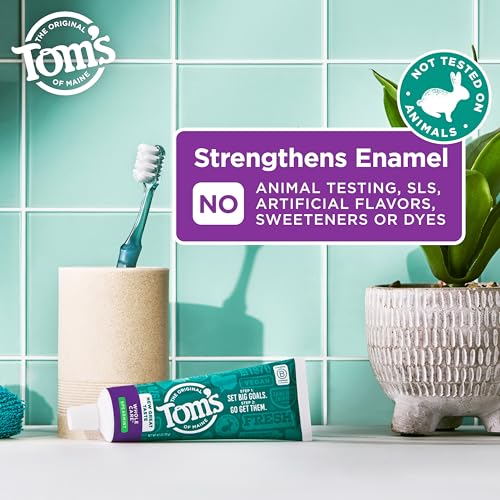 Image 2 of Tom's of Maine Whole Care Natural Anticavity Fluoride Toothpaste 3 Pk, 4 oz
