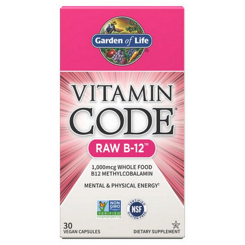 Garden of Life Vitamin Code Raw B12 30 Caps