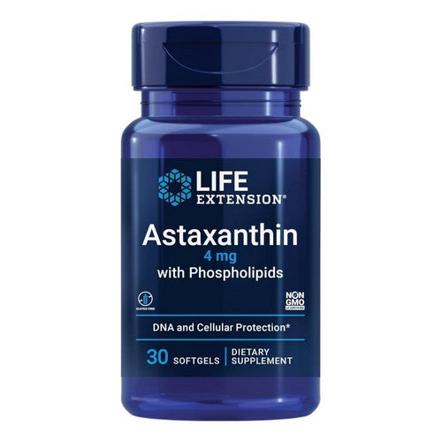 Life Extension Bio-Enhanced Astaxanthin With Phospholipids 4 mg 30 Soft gels