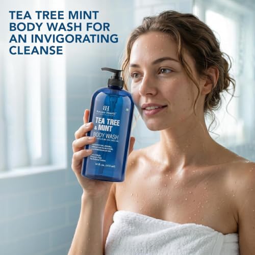 Image 3 of Botanic Hearth Tea Tree & Mint Body Wash With Fresh Scent- 16 fl oz