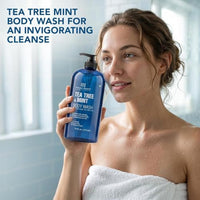 Thumbnail for Image 3 of Botanic Hearth Tea Tree & Mint Body Wash With Fresh Scent- 16 fl oz