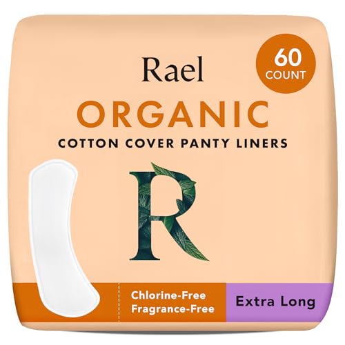 Image 1 of Default Title for the product Rael Panty Liners for Women Organic Cotton Cover Extra Long 60 Count