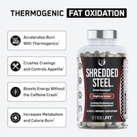 Thumbnail for Image 2 of SteelFit Shredded Steel - Extreme Weight Loss Supplement - 90 Count