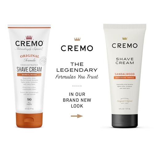 Image 2 of Cremo Shaving Cream for Men, Sandalwood, 6 Fl Oz (2 Pack)