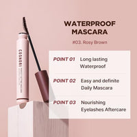 Thumbnail for Image 3 of COSNORI Waterproof Mascara & Remover Set 03 Rosy Brown