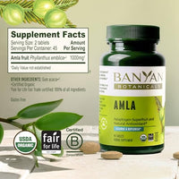 Thumbnail for Image 3 of Banyan Botanicals Organic Amla Tablets - 90 Tablets