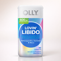 Thumbnail for OLLY Lovin Libido Capsules, Boost Desire With Ashwagandha, Maca & Damiana, Vegetarian, Supplement for Women, 20 Day Supply - 40 Count