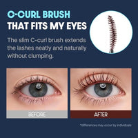 Thumbnail for Image 6 of COSNORI Perfect Setting Waterproof Mascara Long&Curl 1.5 Black Brown 0.23fl oz (7ml)