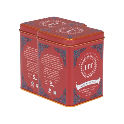 Image 1 of Default Title for the product Harney & Sons African Autumn Rooibos Tea, HT Line, 20 sachet tin (Pack of 2)