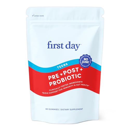 Image 1 of Default Title for the product FIRST DAY Probiotic for Teens Ages 13-18, 3-in-1 Gummies, 60ct