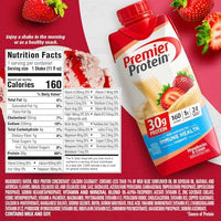 Thumbnail for Image 2 of Premier Protein Shake, Strawberries & Cream, 11 fl oz, 15 Pack
