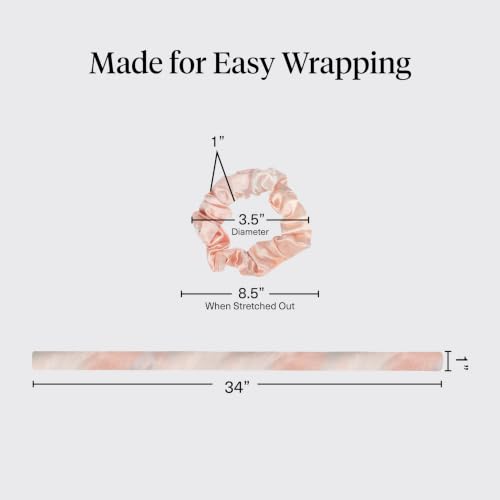 Image 5 of Kitsch Satin Heatless Curls Overnight Set - Sunset Tie Dye