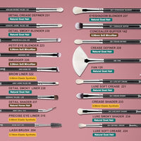 Thumbnail for Image 4 of Bueart Design 32Pcs Pro Grade Makeup Brushes Set with Goat & Horse Hair
