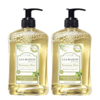 Thumbnail for Image 1 of Default Title for the product A LA MAISON French Liquid Hand Soap, Rosemary Mint (16.9 oz, 2 Pack)