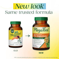 Thumbnail for Image 3 of MegaFood Zinc Bisglycinate, High Absorption, Immune Support, 120 Tablets