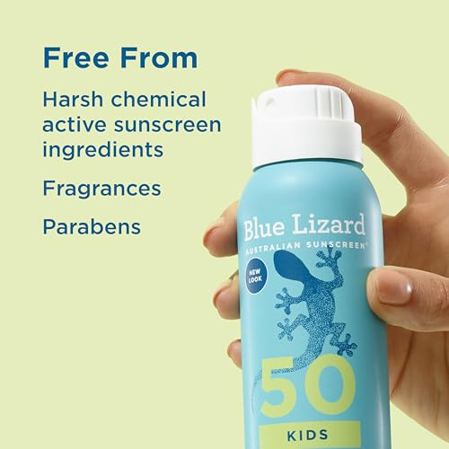 Image 6 of BLUE LIZARD Sunscreen SPF 50+ Spray Kids 5 Fl Oz Pack of 2