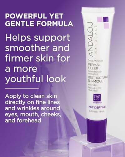Image 5 of Andalou Naturals Deep Wrinkle Dermal Filler, Aloe Vera, 0.6 Fl Oz