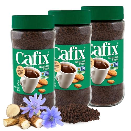 Image 4 of 7.05 Ounce (Pack of 3) for the product Cafix All-Natural Instant Coffee Substitute