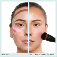 Thumbnail for Image 6 of Rose and Ben Beauty C43 Contour & Sculpting Brush