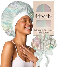 Thumbnail for Image 6 of Aura for the product Kitsch XL Satin Bonnet for Sleeping