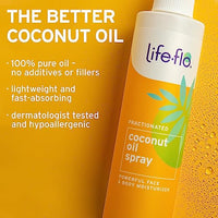 Thumbnail for Image 3 of Life-Flo Fractionated Coconut Oil Spray, 8 fl oz