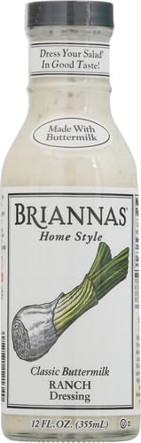 Thumbnail for Image 2 of BRIANNAS Home Style Classic Buttermilk Ranch Dressing 12 oz. Bottle Pack of 2