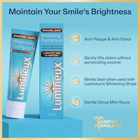 Thumbnail for Image 3 of Lumineux Teeth Whitening Toothpaste, Peroxide Free, 3.75 oz, 2 Pack