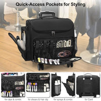 Thumbnail for Image 3 of Relavel Hair Tools Travel Bag, Rolling Makeup Case, Heat Resistant Lining