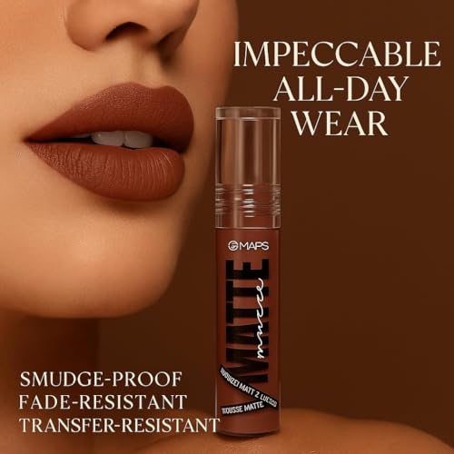 Image 5 of Generic M.A.R.S Mousse Matte Liquid Lipstick ?Brown Nude Shade