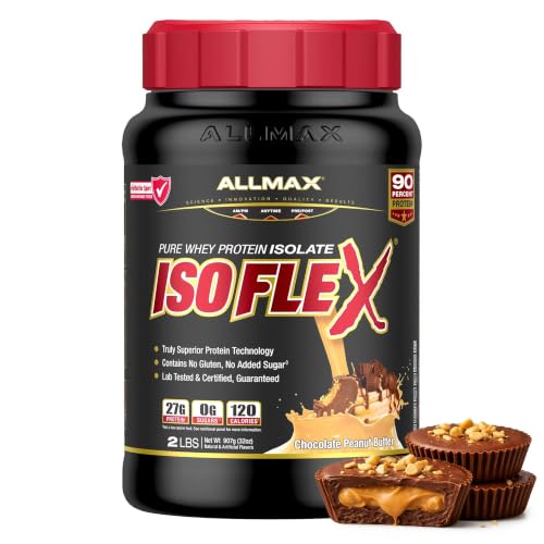Image 1 of Default Title for the product ALLMAX ISOFLEX Whey Protein Isolate, Chocolate Peanut Butter, 2 lb